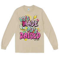 Mushroom 80s made 90s raised Long Sleeve Tee - texasbilliewilder