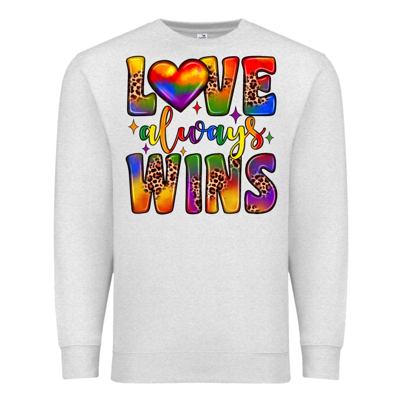 Love Always Wins Premium Sweatshirt by JahusDesignShop | Teevron