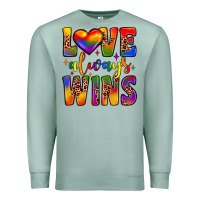 Seafoam love always wins Premium Sweatshirt - JahusDesignShop