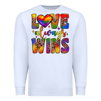 White love always wins Premium Sweatshirt - JahusDesignShop