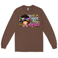 Chestnut 80s made 90s raised messy bun Long Sleeve Tee - texasbilliewilder