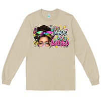 Mushroom 80s made 90s raised messy bun Long Sleeve Tee - texasbilliewilder