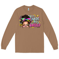 Toasted Coconut 80s made 90s raised messy bun Long Sleeve Tee - texasbilliewilder