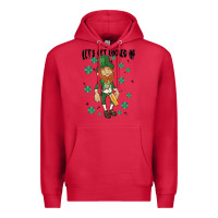 Cardinal let's get lucked up Premium Hoodie - MaliasSmallBusiness