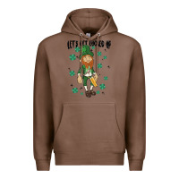 Chestnut let's get lucked up Premium Hoodie - MaliasSmallBusiness