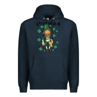 Navy let's get lucked up Premium Hoodie - MaliasSmallBusiness