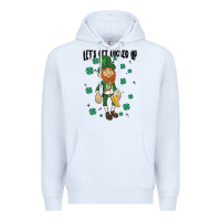 White let's get lucked up Premium Hoodie - MaliasSmallBusiness