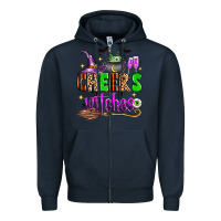 Navy Cheers witches Zipper Hoodie - Zillion Design Studio