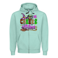 Seafoam Cheers witches Zipper Hoodie - Zillion Design Studio
