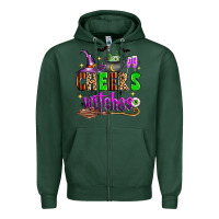 Sports Green Cheers witches Zipper Hoodie - Zillion Design Studio