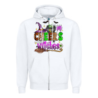 White Cheers witches Zipper Hoodie - Zillion Design Studio