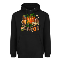 Black fall and american football tis the season Heavyweight Hoodie - AdoDesignShop