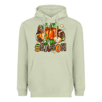 Matcha fall and american football tis the season Heavyweight Hoodie - AdoDesignShop