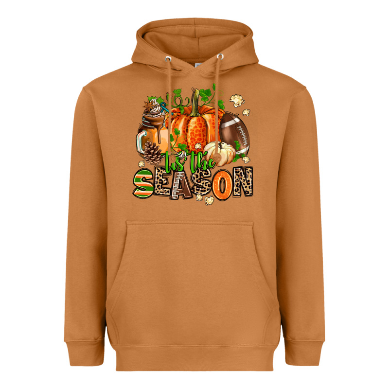 Fall And American Football Tis The Season Heavyweight Hoodie by AdoDesignShop | Teevron