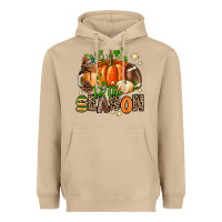 Mushroom fall and american football tis the season Heavyweight Hoodie - AdoDesignShop