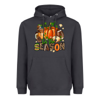 Smoke fall and american football tis the season Heavyweight Hoodie - AdoDesignShop