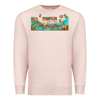 Pale Pink pumpkin spice and everything nice libbey glass Premium Sweatshirt - BundleAndBundleShop