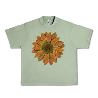 Oil Green sunflower Urban Heavy Tee - Artiststas