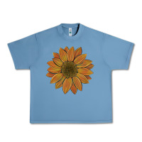 Pebble Blue sunflower Urban Heavy Tee - Artiststas