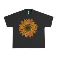Pigment Black sunflower Urban Heavy Tee - Artiststas