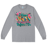 Heather Grey i hope karma slaps you in the face before i do Long Sleeve Tee - Zillion Design Studio