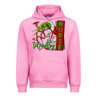 Fuchsia Pink grinch hand telemetry nurse Urban Hoodie - NancyCooperArtShop