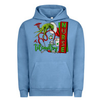 Pigment Pebble Blue grinch hand telemetry nurse Urban Hoodie - NancyCooperArtShop