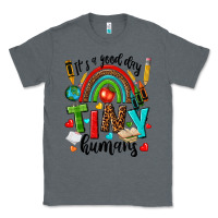 Charcoal Heather it s a good day tiny humans Classic Tee - texasbilliewilder