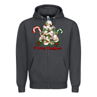 Smoke merry christmas baseball Zipper Hoodie - RanaPortraitStore