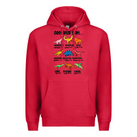 Cardinal god says i am dinosaurs handsome Premium Hoodie - MaliasSmallBusiness