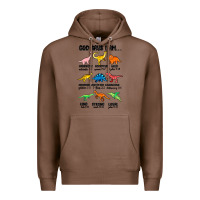 Chestnut god says i am dinosaurs handsome Premium Hoodie - MaliasSmallBusiness