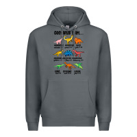Rock god says i am dinosaurs handsome Premium Hoodie - MaliasSmallBusiness