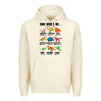 Tofu god says i am dinosaurs handsome Premium Hoodie - MaliasSmallBusiness