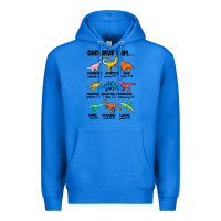 True Royal god says i am dinosaurs handsome Premium Hoodie - MaliasSmallBusiness