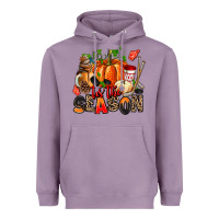 Lavender fall and  hockey  tis the season Heavyweight Hoodie - AdoDesignShop
