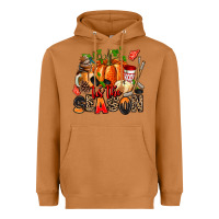 Meerkat fall and  hockey  tis the season Heavyweight Hoodie - AdoDesignShop