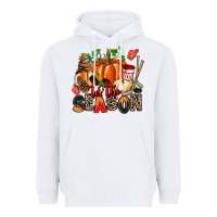 White fall and  hockey  tis the season Heavyweight Hoodie - AdoDesignShop