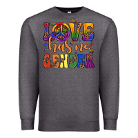 Charcoal Heather love has no gender Premium Sweatshirt - JahusDesignShop