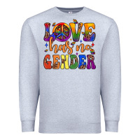 Heather Grey love has no gender Premium Sweatshirt - JahusDesignShop