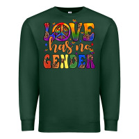 Sports Green love has no gender Premium Sweatshirt - JahusDesignShop