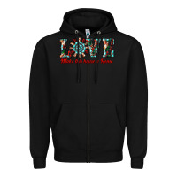 Black love make this house a home Zipper Hoodie - RanaPortraitStore