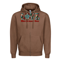 Chestnut love make this house a home Zipper Hoodie - RanaPortraitStore
