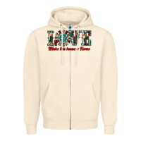 Sandshell love make this house a home Zipper Hoodie - RanaPortraitStore