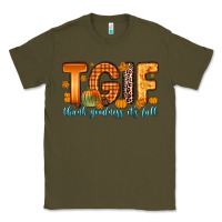 Army Green tgif thank goodness it s fall Classic Tee - Zillion Design Studio