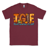 Burgundy tgif thank goodness it s fall Classic Tee - Zillion Design Studio