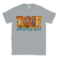 Heather Grey tgif thank goodness it s fall Classic Tee - Zillion Design Studio