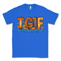 True Royal tgif thank goodness it s fall Classic Tee - Zillion Design Studio