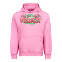 Fuchsia Pink i am not perfect Urban Hoodie - MaliasSmallBusiness