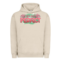 Pigment French Oak i am not perfect Urban Hoodie - MaliasSmallBusiness