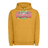 Pigment Peanut Butter i am not perfect Urban Hoodie - MaliasSmallBusiness